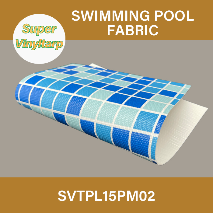 Commercial Pool Liner Material 1.50mm PVC Tarpaulin Vinyl Swimming